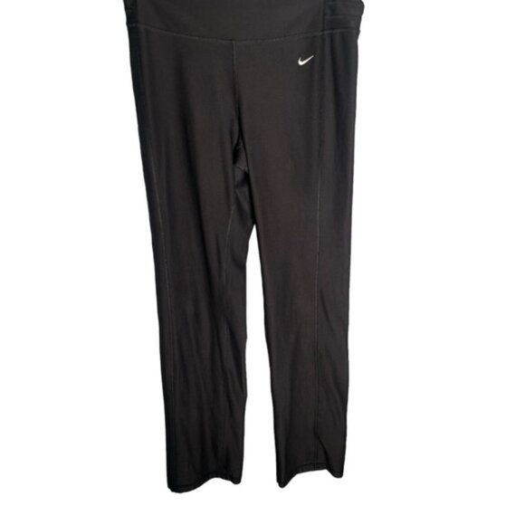 Nike Small Yoga Pants Black Wide Leg Compression Gym Athleisure Fit High Waisted - Picture 6 of 6